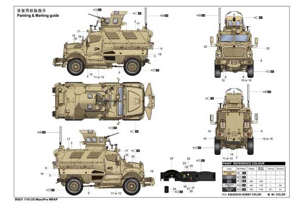 US MaxxPro MRAP (Trumpeter 00931) 1/16