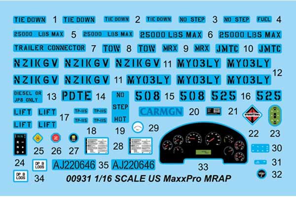 US MaxxPro MRAP (Trumpeter 00931) 1/16