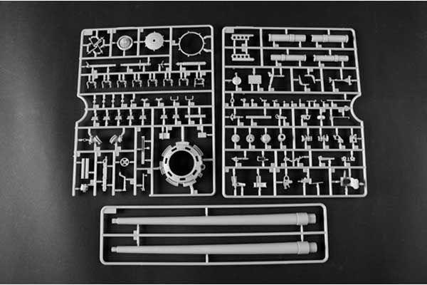 Pz.Kpfw.VI Sd.Kfz.182 Tiger II (Porsche раннего производства Fgst.Nr.280009) (Trumpeter 00948) 1/16