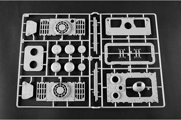 Pz.Kpfw.VI Sd.Kfz.182 Tiger II (Porsche раннего производства Fgst.Nr.280009) (Trumpeter 00948) 1/16