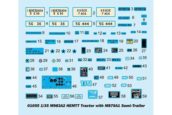 M983A2 HEMTT тягач з M870A1 напівпричепом (Trumpeter 01055) 1/35
