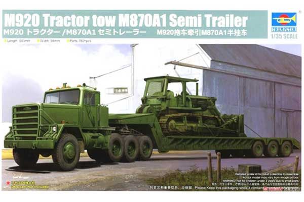 Тягач M-920 с полуприцепом M870A1 (Trumpeter 01078) 1/35 Тягач M-920 с полуприцепом M870A1 (Trumpeter 01078) 1/35