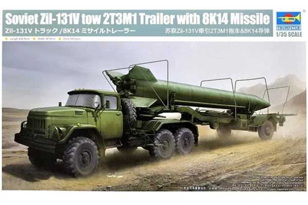 ЗиЛ-131В с ракетой 8К14 (Trumpeter 01081) 1/35 ЗиЛ-131В с ракетой 8К14 (Trumpeter 01081) 1/35