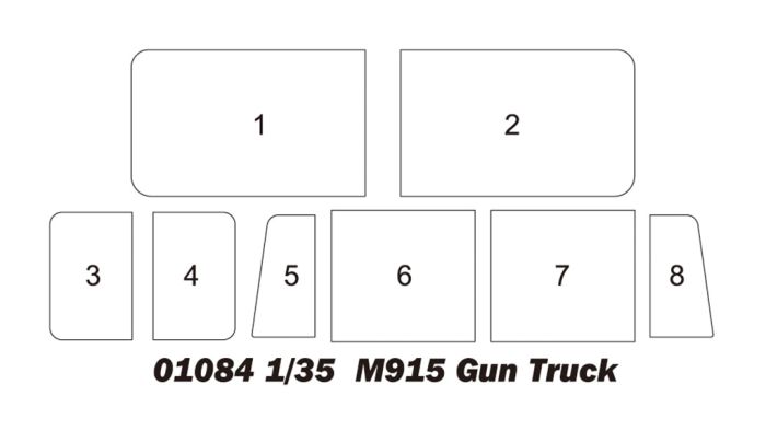 M915 Gun Truck (Trumpeter 01084) 1/35