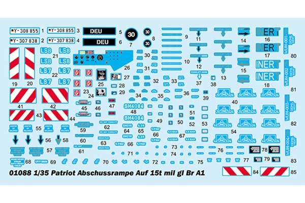 Patriot Abschussrampe Auf 15t mil gl Br A1 (Trumpeter 01088) 1/35