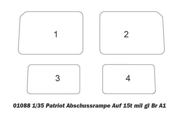 Patriot Abschussrampe Auf 15t mil gl Br A1 (Trumpeter 01088) 1/35