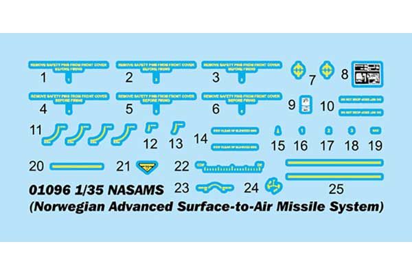 NASAMS. Norwegian Advanced Surface-to-Air Missile System (Trumpeter 01096) 1/35