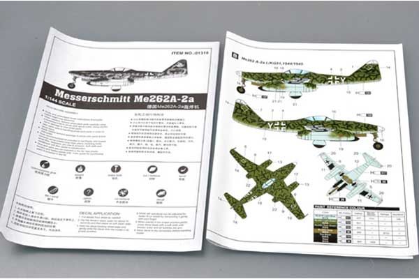 Messerschmitt Me262 A-2a (Trumpeter 01318) 1/144