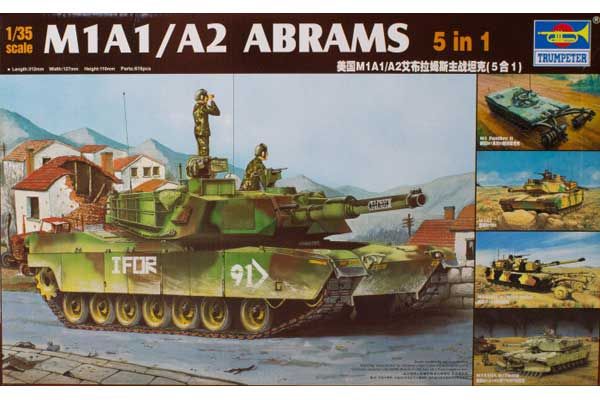 M1A1/A2 Abrams 5 в 1 (TRUMPETER 01535) 1/35 M1A1/A2 Abrams 5 в 1 (TRUMPETER 01535) 1/35