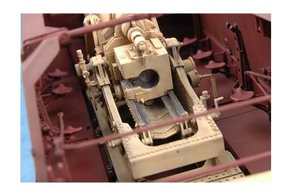 Geschutzwagen Tiger Grille21/210mm Mortar 18/1 L/31 (Trumpeter 01540) 1/35