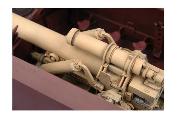 Geschutzwagen Tiger Grille21/210mm Mortar 18/1 L/31 (Trumpeter 01540) 1/35