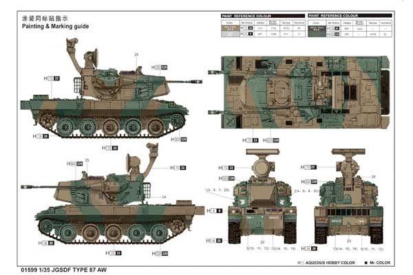 JGSDF TYPE 87 SPH (Trumpeter 01599) 1/35