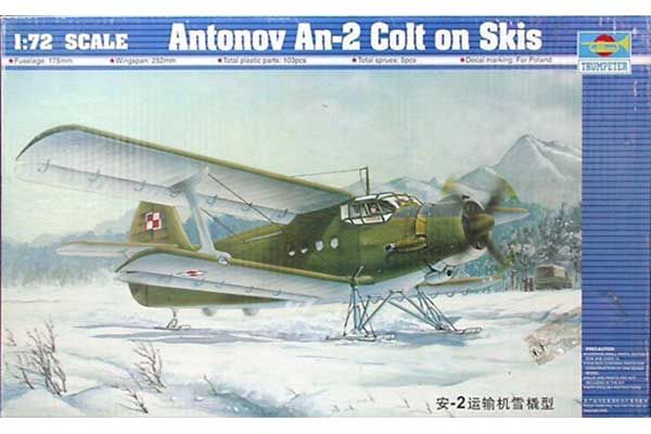 Антонов Ан-2 Colt на лыжах (Trumpeter 01607) 1/72 Антонов Ан-2 Colt на лыжах (Trumpeter 01607) 1/72