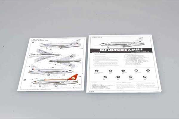 English Electric (BAC) Lightning F.1A/F.2 (Trumpeter 01634) 1/72