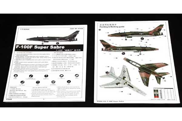 F-100F Super Sabre (Trumpeter 01650) 1/72