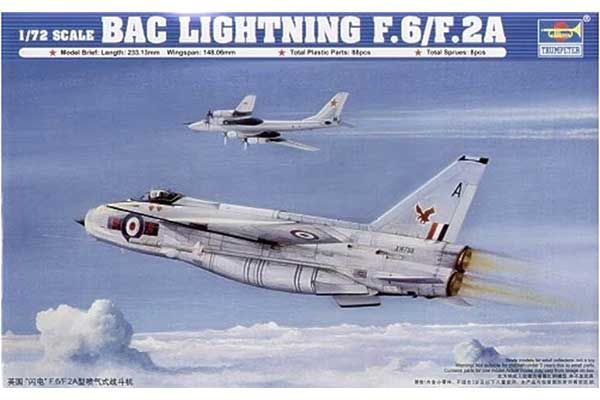 English Electric (BAC) Lightning F.2A/F.6 (Trumpeter 01654) 1/72 English Electric (BAC) Lightning F.2A/F.6 (Trumpeter 01654) 1/72