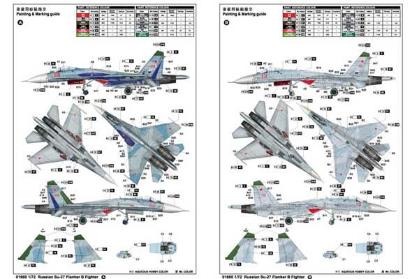 Су-27 Flanker B (Trumpeter 01660) 1/72
