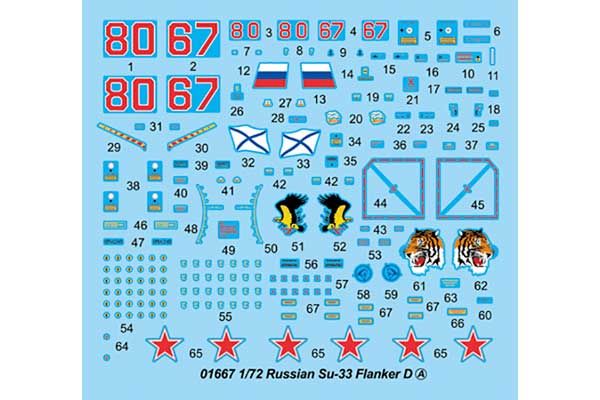 Су-33 Flanker D (TRUMPETER 01667) 1/72