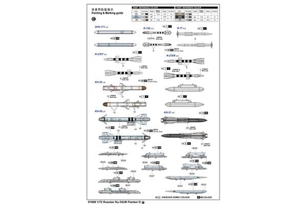 Су-33 УД Flanker D (TRUMPETER 01669) 1/72