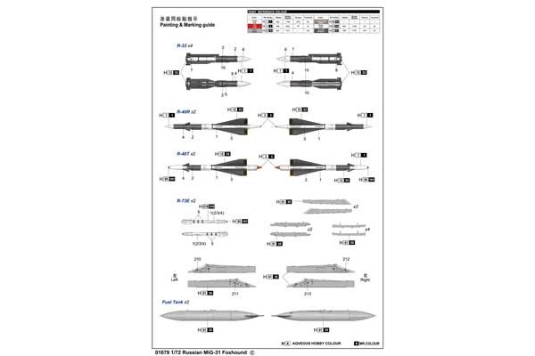 МиГ-31 Foxhound (TRUMPETER 01679) 1/72