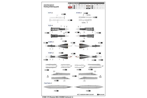 МіГ-31Б Foxhound (TRUMPETER 01680) 1/72