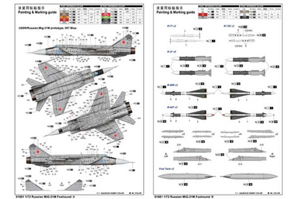 МіГ-31М Foxhound (TRUMPETER 01681) 1/72