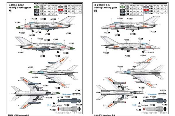 Nanchang Q-5 Yi (Trumpeter 01684) 1/72