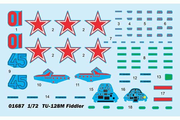 Ту-128М Fiddler (Trumpeter 01687) 1/72