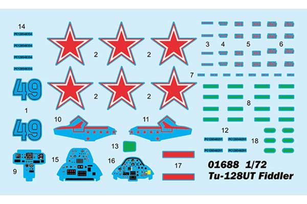 Ту-128УТ Fiddler (Trumpeter 01688) 1/72