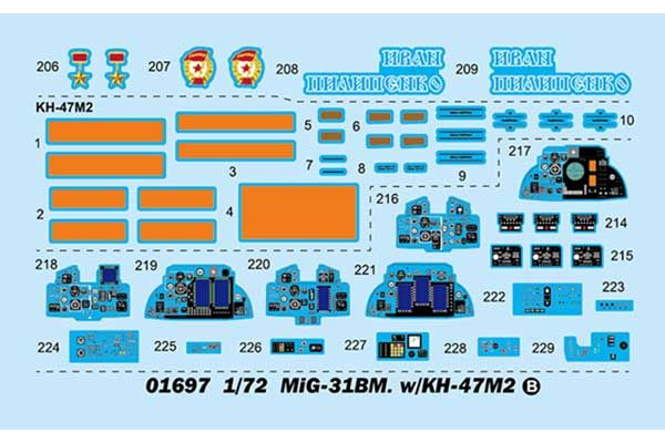 МиГ-31БМ с Х-47М2 (Trumpeter 01697) 1/72