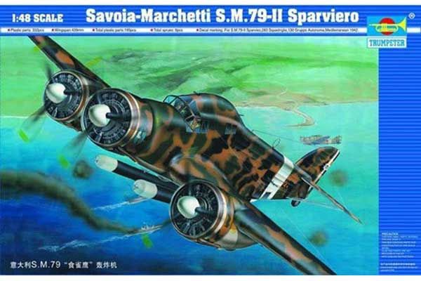 Savoia-Marchetti S.M.79-II Sparviero (Trumpeter 02817) 1/48