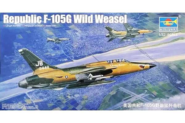 Republic F-105G Wild Weasel (Trumpeter 02202) 1/32