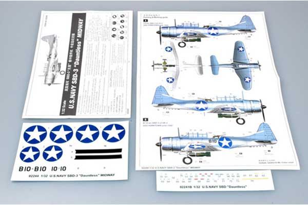 U.S.NAVY SBD-3 “Dauntless” MIDWAY (Trumpeter 02244) 1/32