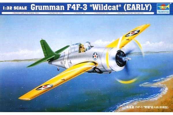 Grumman F4F- 3 “Wildcat” (ранний) (Trumpeter 02255) 1/32