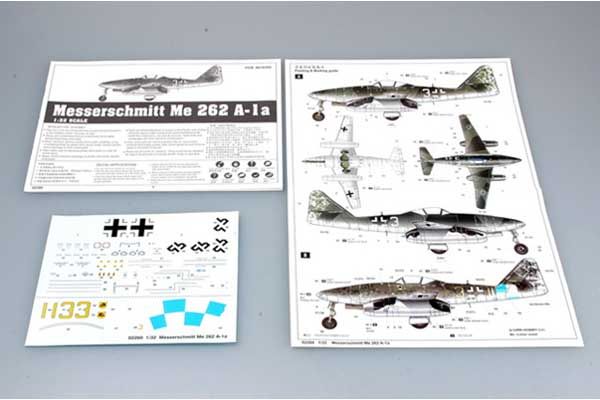 Messerchmitt Me 262 A-1a (з ракетами R4M)  (Trumpeter 02260) 1/32