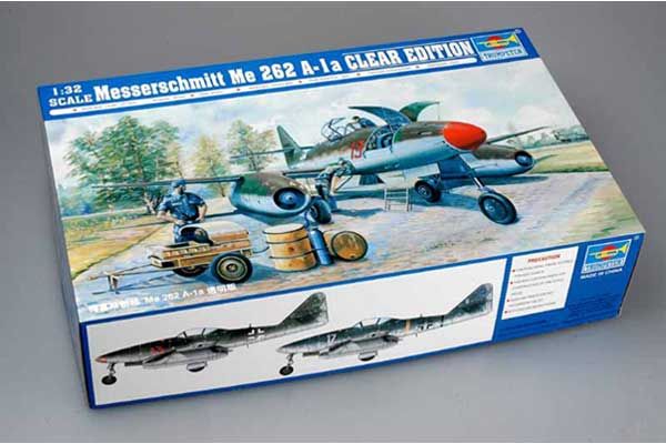 Messerchmitt Me 262 A-1(с прозрачным корпусом) (Trumpeter 02261) 1/32