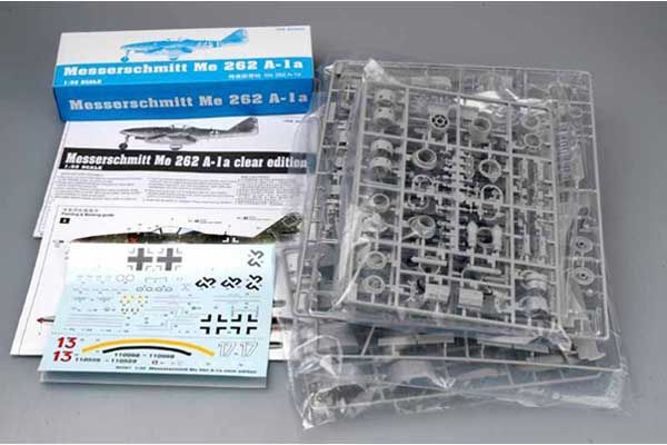 Messerchmitt Me 262 A-1(с прозрачным корпусом) (Trumpeter 02261) 1/32