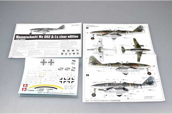 Messerchmitt Me 262 A-1(с прозрачным корпусом) (Trumpeter 02261) 1/32