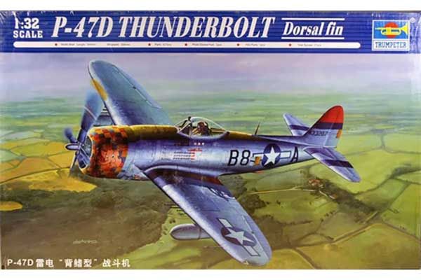 P-47D-30 Thunderbolt "Dorsal Fin" (Trumpeter 02264) 1/32
