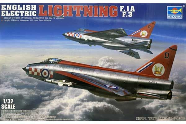 English Electric (BAC) Lightning F.1A/F.3 (Trumpeter 02280) 1/32