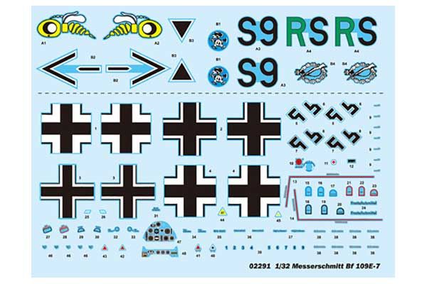 Messerschmitt Bf 109E-7 (Trumpeter 02291) 1/32