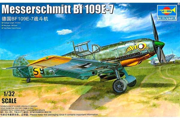 Messerschmitt Bf 109E-7 (Trumpeter 02291) 1/32