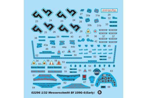 Messerschmitt Bf 109G-6(Early) (Trumpeter 02296) 1/32