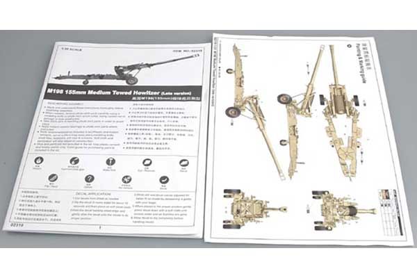 M198 Середня буксирувана гаубиця (Trumpeter 02319) 1/35