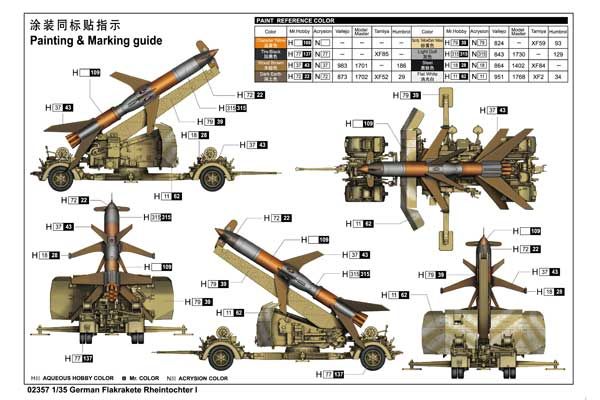 Flakrakete Rheintochter I (Trumpeter 02357) 1/35