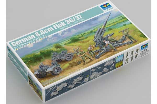 8.8cm Flak 36/37 (Trumpeter 02359) 1/35