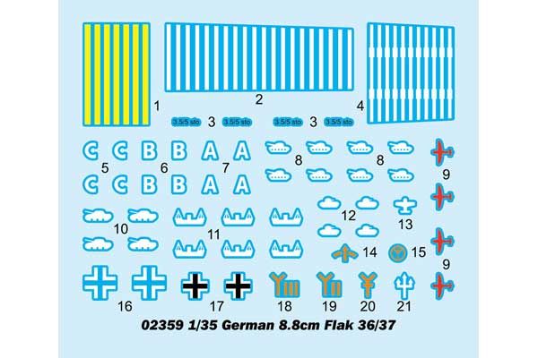 8.8cm Flak 36/37 (Trumpeter 02359) 1/35