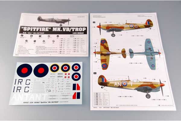 “SPITFIRE” Mk.VB/TROP (Trumpeter 02412) 1/24