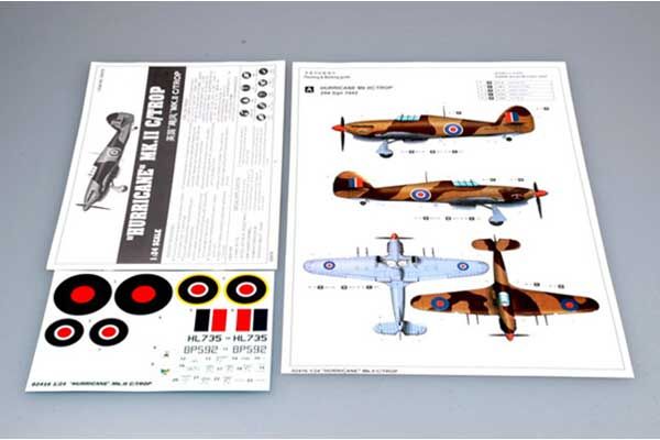 “HURRICANE” Mk.ⅡC/TROP (Trumpeter 02416) 1/24