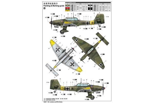 Junkers Ju-87B-2 Stuka (Trumpeter 02421) 1/24